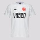 Camisa Kappa Vasco Supporter Type Juvenil Branca