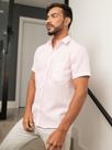Camisa Linho Misto Manga Curta Otima Qualidade
