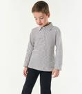 Camisa Listrada Infantil Manga Longa Trick Nick Bege Camisa Listrada Infantil Manga Longa Trick Nick Bege