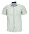 Camisa Listrada Manga Curta Lbl Com Bolso Não Amassa 3022