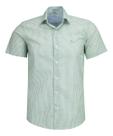 Camisa Listrada Social Manga Curta Amil Algodão 1910