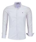 Camisa Listrada Social Slim Masculina Amil Manga Longa 1821