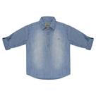 Camisa Look Jeans Bata Manga Longa Jeans - UNICA - 6