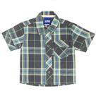 Camisa Look Jeans Clássica Xadrez Verde - UNICA - P