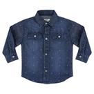 Camisa Look Jeans Maquinetada Jeans - UNICA - P
