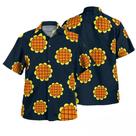 Camisa Luffy Dressrosa de uma peça girassol camisa havaiana de uma peça 2024