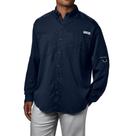 Camisa M/L Masculina Tamiami II Azul Marinho M - Columbia