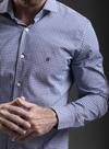 Camisa Maculina Manga Longa Super Slim Xadrez Elegante Camisa Maculina Manga Longa Super Slim Xadrez Elegante
