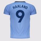 Camisa Manchester City Dash Juvenil Azul 9 Haaland Camisa Manchester City Dash Juvenil Azul 9 Haaland