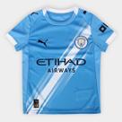 Camisa Manchester City Infantil Home 25/26 s/n Torcedor Puma Camisa Manchester City Infantil Home 25/26 s/n Torcedor Puma