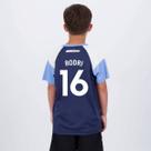 Camisa Manchester City Rodri 16 Irwell Infantil Marinho