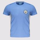 Camisa Manchester City Shield Juvenil Azul Camisa Manchester City Shield Juvenil Azul