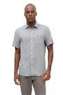 Camisa Manga Curta Hangar 33 Comfort Com Bolso Cinza