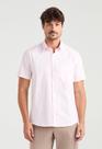 Camisa Manga Curta Relaxed Fit Tricoline com Elastano Liso Camisa Manga Curta Relaxed Fit Tricoline com Elastano Liso