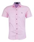 Camisa Manga Curta Slim 100%algodão Luxo Lançamento Ref 1739