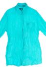 Camisa Manga Longa Básica Azul Mini Us
