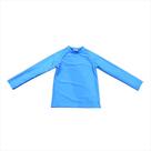 Camisa manga longa bloqueadora de raios uv azul 8 anos basic +