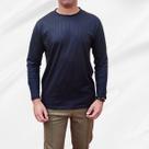 Camisa Manga Longa Blusa Cacharrel Masculino Canelado