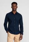 Camisa Manga Longa Docthos Slim Tricoline C/ Elastano Liso