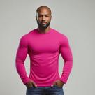 Camisa Manga Longa Masculina UV 50+ Dry Fit Esportiva Pink Camisa Manga Longa Masculina UV 50+ Dry Fit Esportiva Pink