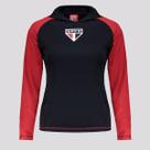 Camisa Manga Longa São Paulo Laçado Feminina Preta Camisa Manga Longa São Paulo Laçado Feminina Preta