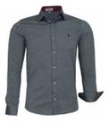 Camisa Manga Longa Slim Amil Magnetado Fácil De Passar 1765