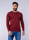 Camisa Manga Longa Vinho