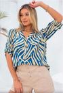 Camisa manga tres quartos feminina Camisa manga tres quartos feminina