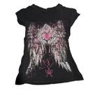 Camisa MANGMAO Emo Grunge de manga curta Y2K Streetwear feminina