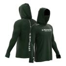 Camisa Mar Negro X-Protect 360 Eduardo Monteiro Buff e Capuz Verde Musgo