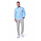 Camisa Masculina Algodão com Listras Manga Longa Camisa Masculina Algodão com Listras Manga Longa