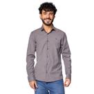 Camisa Masculina Amil Slim com Elastano Cinza