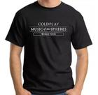 Camisa Masculina Banda Coldplay Tour Brasil 2023