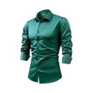 Camisa Masculina Branca De Manga Longa Tamanho plus 5XL, Luxuosa, Resistente a Rugas, Estilo Camisa Masculina Branca De Manga Longa Tamanho plus 5XL, Luxuosa, Resistente a Rugas, Estilo