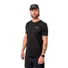 Camisa Masculina Casual Preta Camiseta Algodão Egípcio Apex Nomad