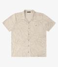 Camisa Masculina Cotton Leve Estampada Diametro Bege
