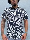 Camisa masculina de botões Tamanho P
