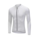 Camisa Masculina De Ciclismo De Manga Comprida Com Zíper, Ajuste Fino, Camisa Esportiva Profissional