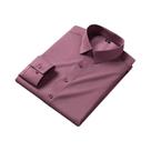 Camisa Masculina De Fibra De Bambu De Manga Longa, Não Amassa, Antirrugas, Leve, Respirável,