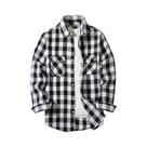 Camisa Masculina De Flanela Xadrez Vermelha De Manga Longa, Moda Primavera-Outono, Casual De Camisa Masculina De Flanela Xadrez Vermelha De Manga Longa, Moda Primavera-Outono, Casual De