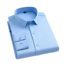 Camisa Masculina de Manga Comprida Sem Passar - Gola Alta para Trabalho Profissional Camisa Masculina de Manga Comprida Sem Passar - Gola Alta para Trabalho Profissional