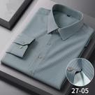 Camisa Masculina De Manga Longa Xadrez E Listrada Macia, Sem Necessidade De Passar, Casual, Camisa Masculina De Manga Longa Xadrez E Listrada Macia, Sem Necessidade De Passar, Casual,
