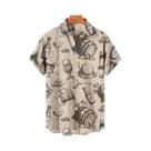 Camisa Masculina De Verão Com Estampa 3D, Estilo Havaiano Harajuku, Manga Curta, Para Festival De Camisa Masculina De Verão Com Estampa 3D, Estilo Havaiano Harajuku, Manga Curta, Para Festival De