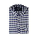 Camisa Masculina Eleven Xadrez Azul - S0122