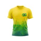 Camisa Masculina Especial da Copa Camiseta Verde e Amarela Mar Negro G1