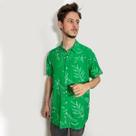 Camisa Masculina Estampada Flores E Folhas Viscose 2023