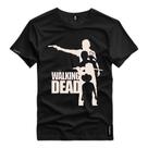 Camisa Masculina Estampada The Walking Dead Serie Zumbi -049 Camiseta Personalizada Otima Qualidade