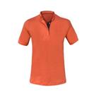 Camisa Masculina Gola Padre Básica Algodão Com Elastano Slim Camisa Masculina Gola Padre Básica Algodão Com Elastano Slim