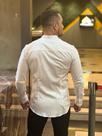 Camisa Masculina Gola Padre Manga Longa Camisa Masculina Gola Padre Manga Longa