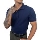 Camisa Masculina Gola Polo Lisa Premium Uniformes Algodão Poliester Piquet Casual Estilo Old Money Diversas Cores